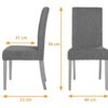 Volvo Luxury 6 Seater Dining Table In Golden Stainless Steel