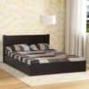 Cleopatra Bed With Storage In Brown Finish