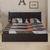 Cleopatra Bed With Storage In Brown Finish