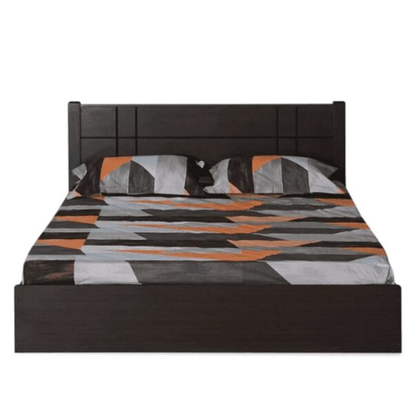 Cleopatra Bed With Storage In Brown Finish