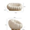 Premium Modern Suede Sofa Set