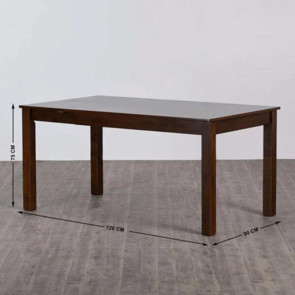 Rolex 6 Seater Dining Table In Grey/Wenge