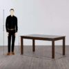 Rolex 6 Seater Dining Table In Grey/Wenge