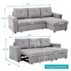Roxy L-Shaped Sectional Storage Sofa Cum Bed