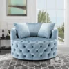 Rolex Tufted Arm Chair