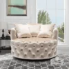 Rolex Tufted Arm Chair