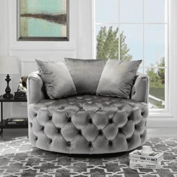 Rolex Tufted Arm Chair
